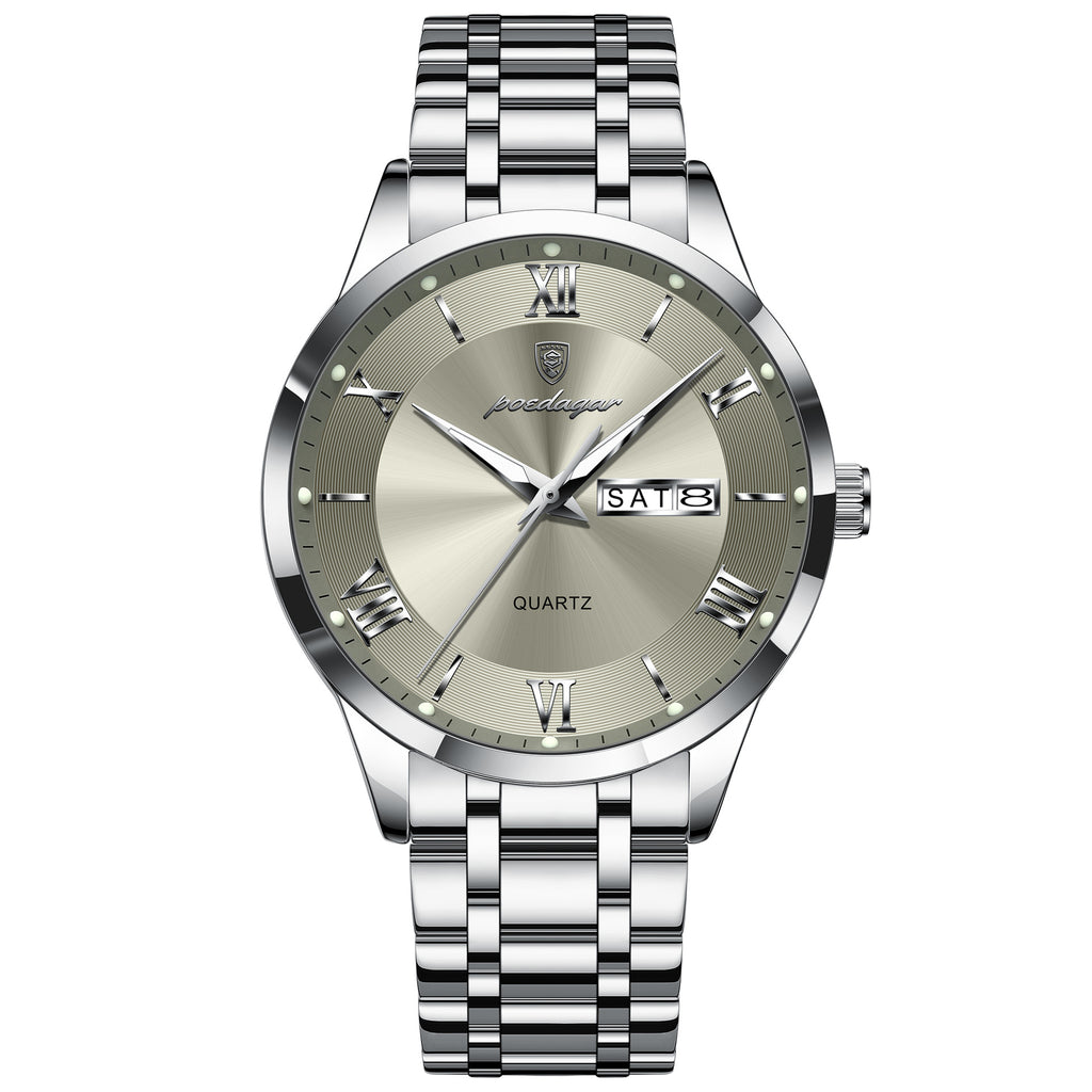 Men's Watch Ultra-Thin Business Dual Calendar Quartz Watch