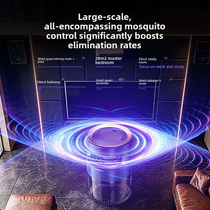 Lámpara de trampa para mosquitos USB con tecnología de succión