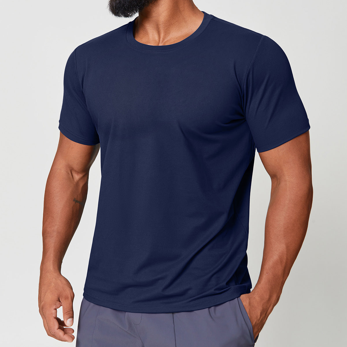 Camiseta deportiva de secado rápido para hombre