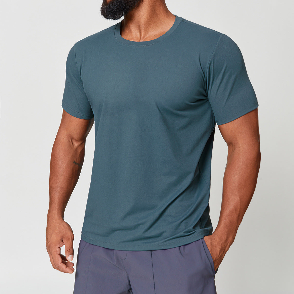 Camiseta deportiva de secado rápido para hombre