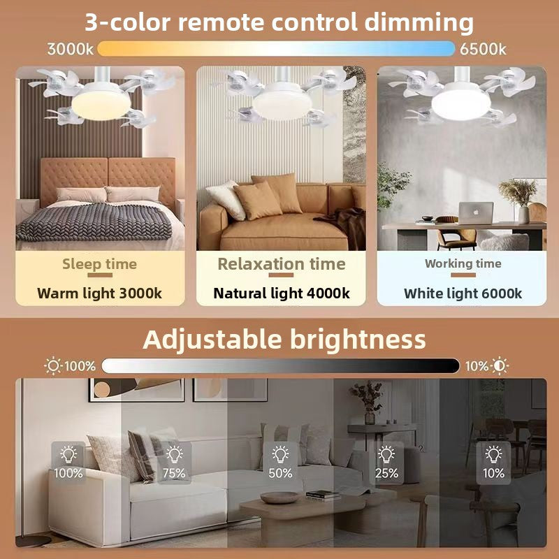 E27 Ceiling Fan Light with Dimmable Lighting