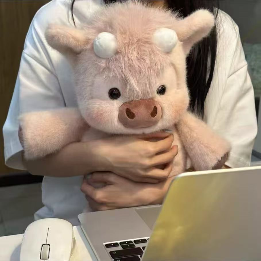 Peluche de juguete figura de vaca