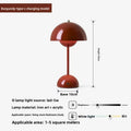 Lámpara de mesa USB Mushroom Atmosphere con control táctil