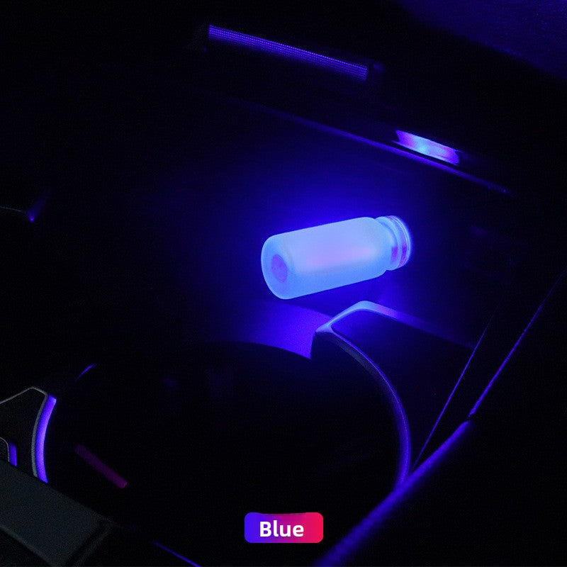 Luz ambiental de vidrio LED con control táctil USB