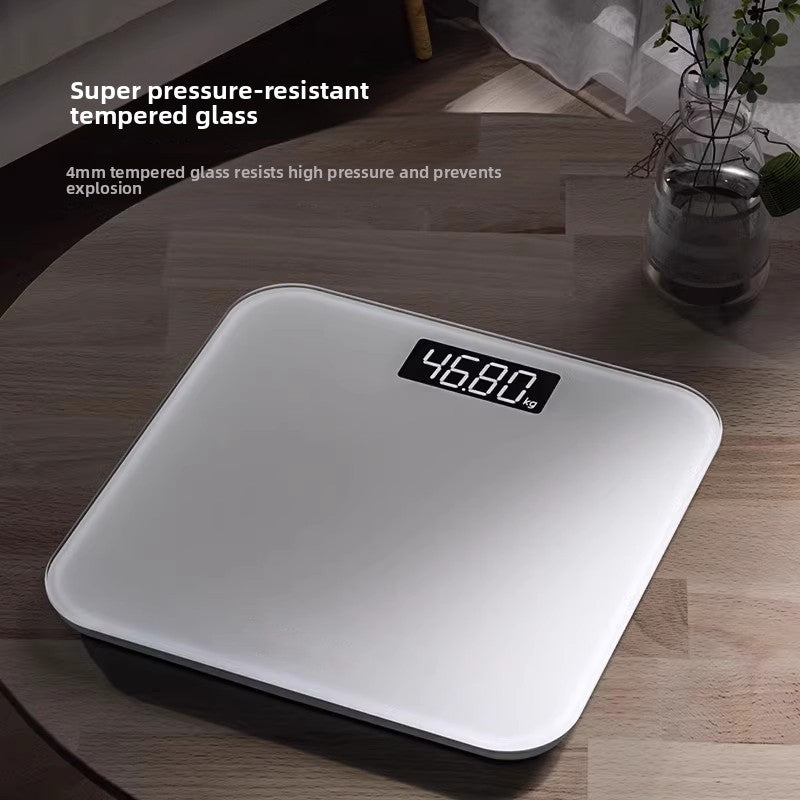 Báscula de grasa corporal inteligente de alta precisión para el hogar con USB recargable y aplicación