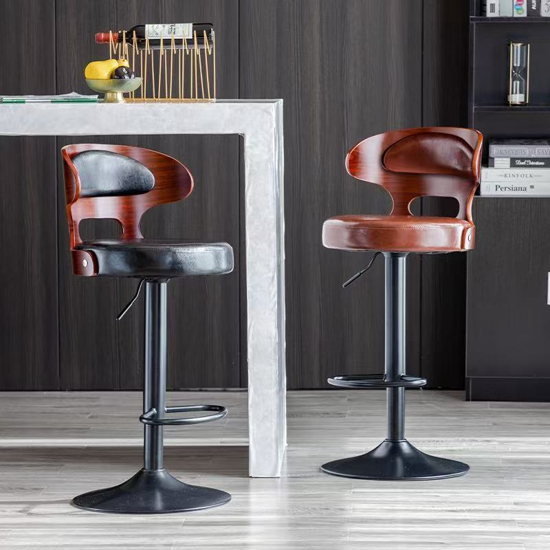 Front desk cash register high stool