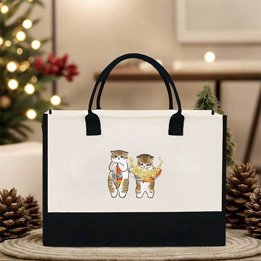 Bolsa de lona estampada