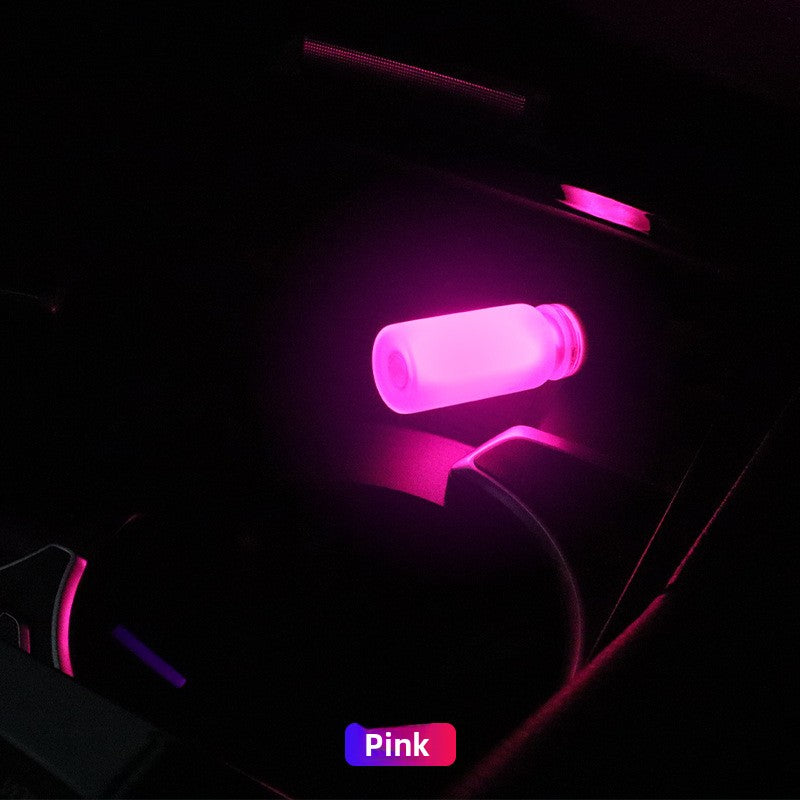 Luz ambiental de vidrio LED con control táctil USB
