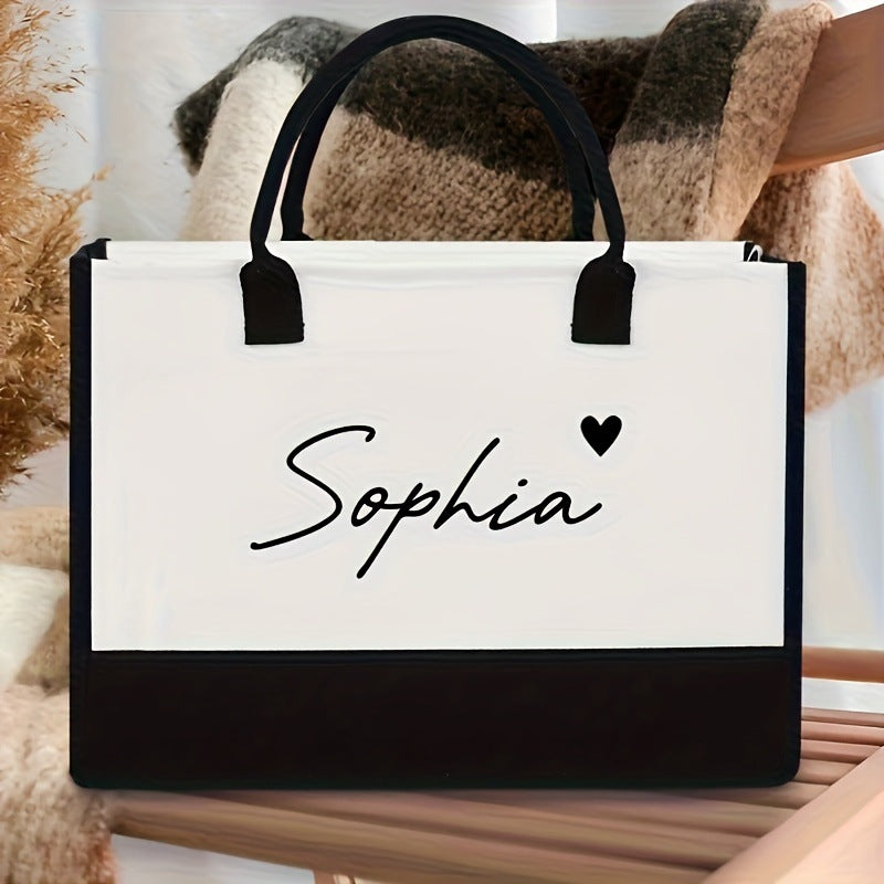 Bolsa de lona estampada