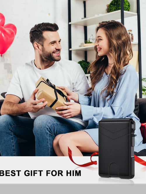 Cartera de metal con tarjetero RFID