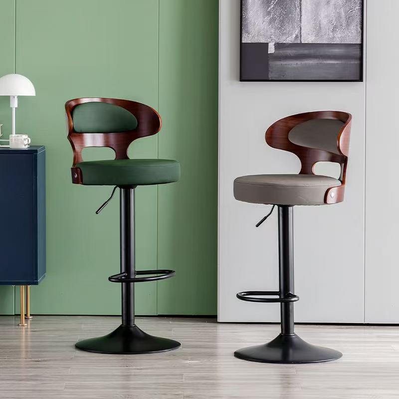 Front desk cash register high stool
