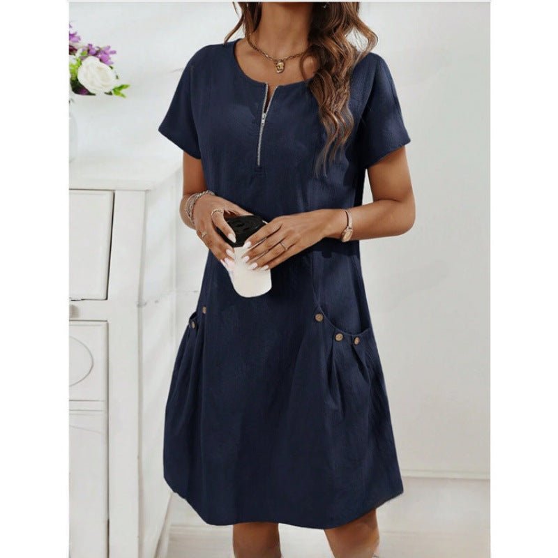 Short-sleeved dress