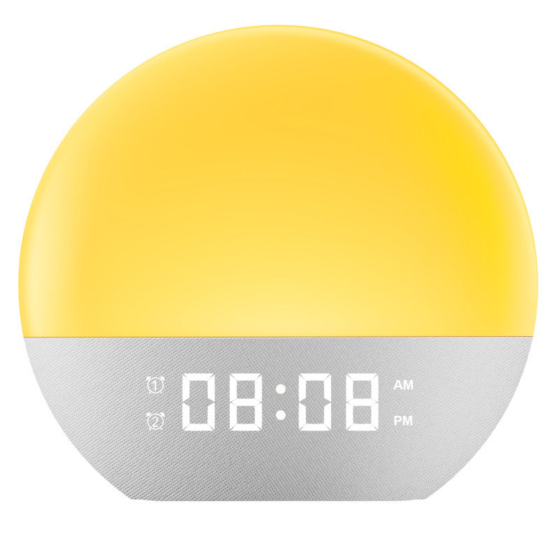 Multifunctional Sunrise Alarm Clock with White Noise and LED Lighting