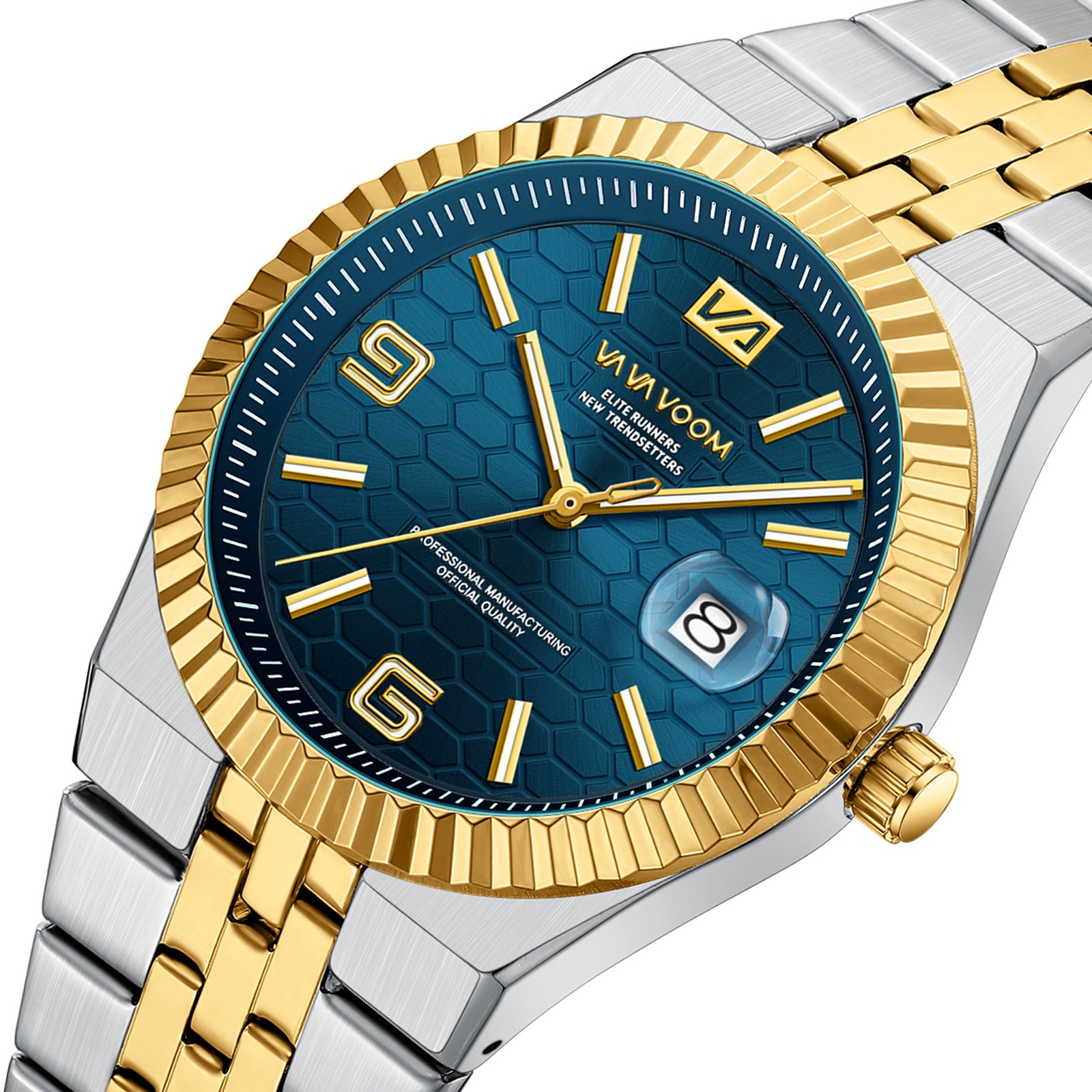 Men's Business Steel Band Calendar Watch
