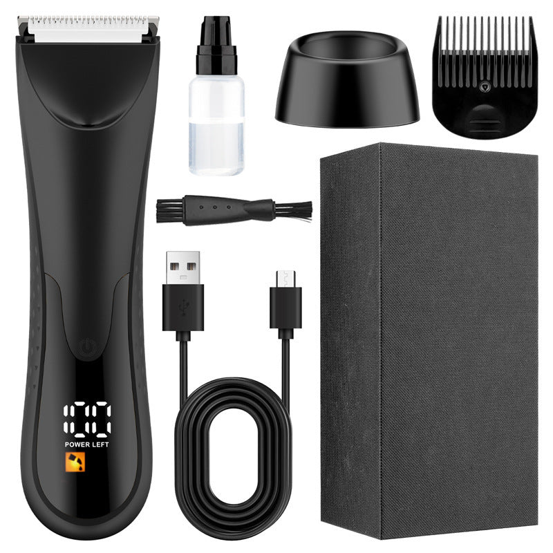 Shaving knife body hair trimmer