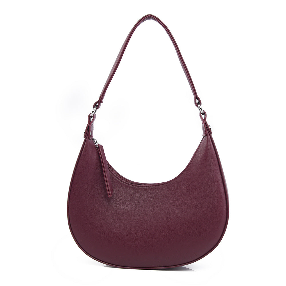 Bolso de diseño de niche en forma de media luna para mujer