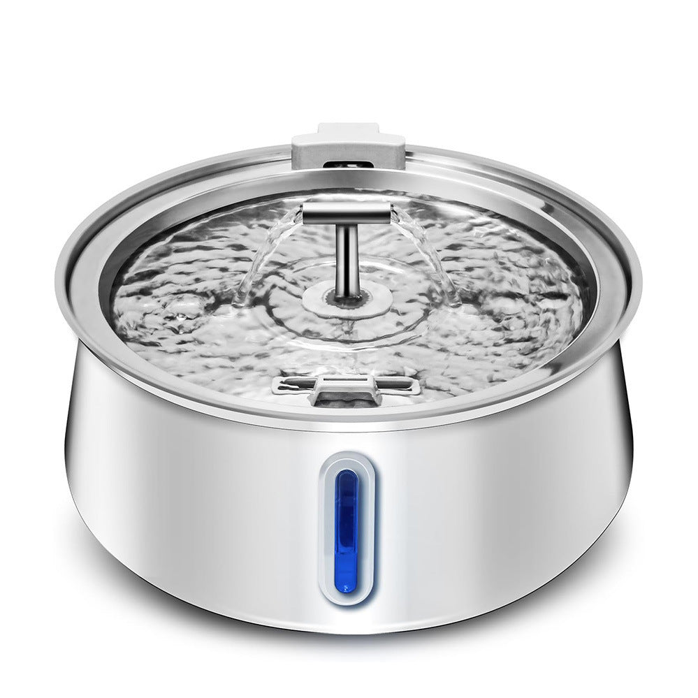 Dispensador automático de agua para mascotas con filtración y alimentación USB
