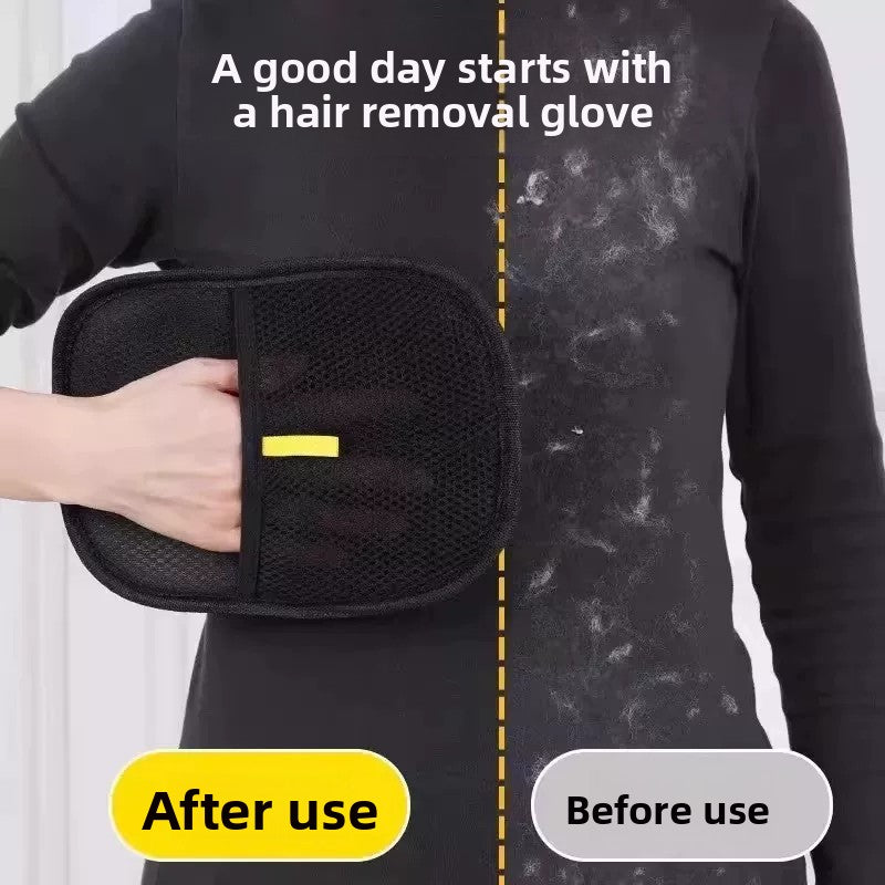 Pet hair removal glove