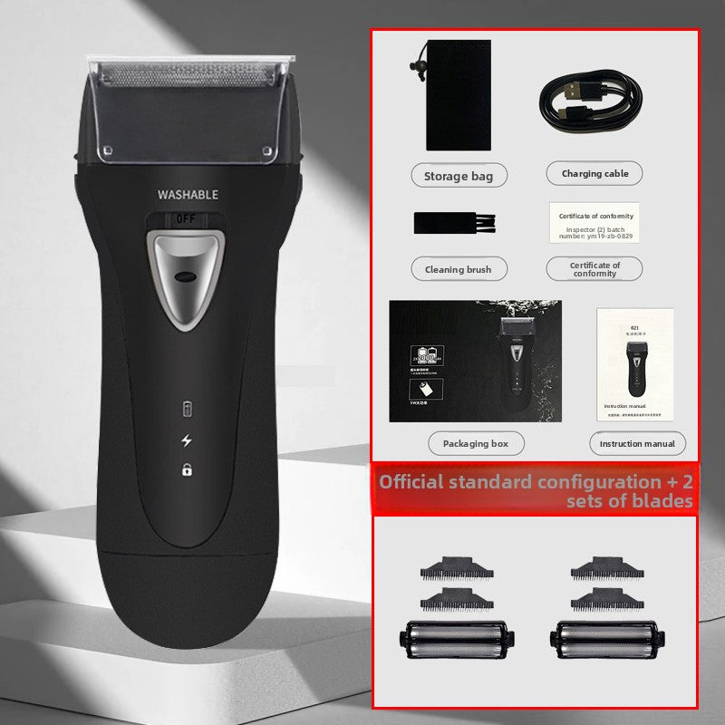 Afeitadora eléctrica para hombre con carga USB