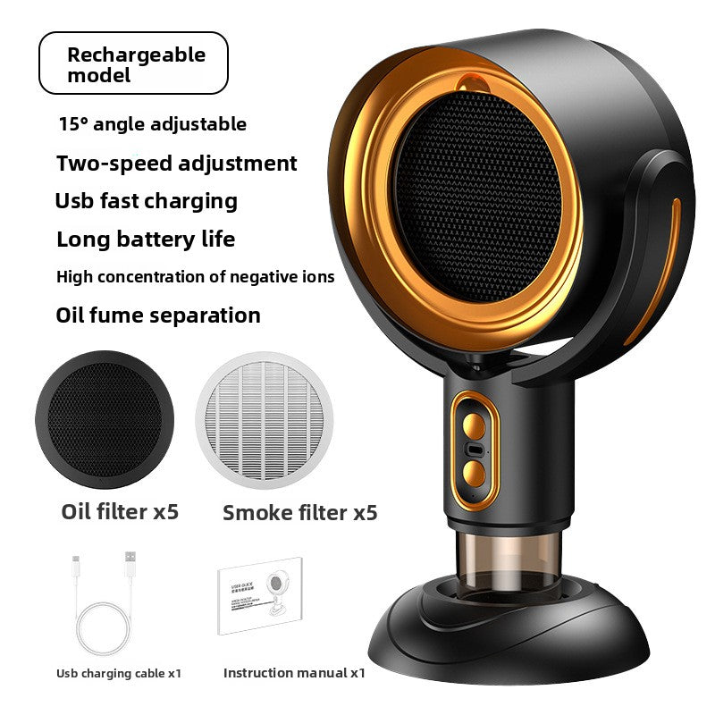 Desktop Smoke Extractor with Air Purification