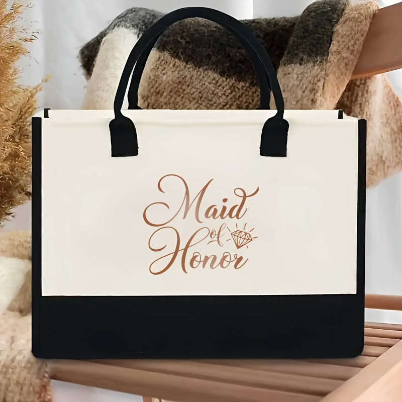Bolsa de lona estampada