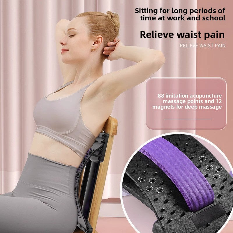 Masajeador de espalda con soporte lumbar
