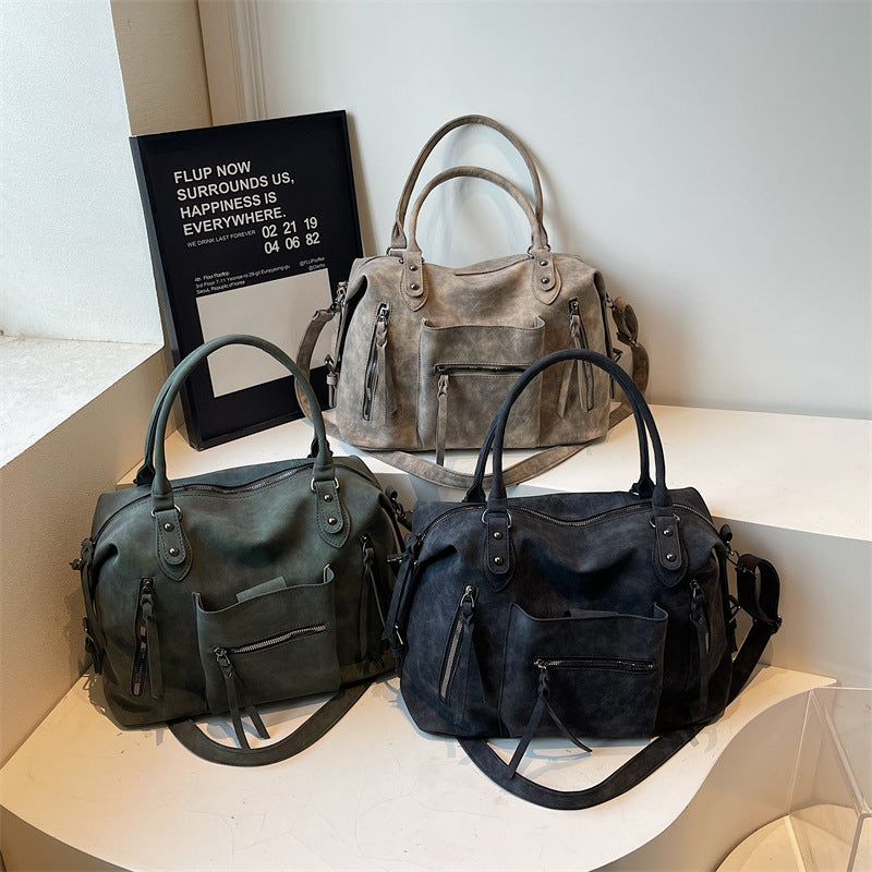 Retro Leather Shoulder Crossbody Bag