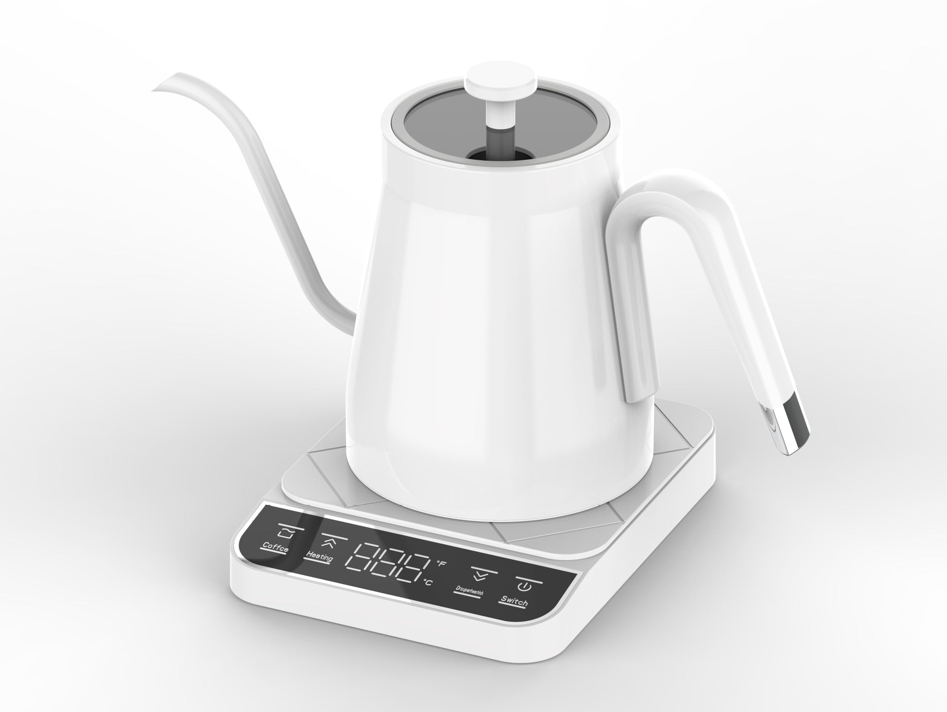 Temperature Control Gooseneck Electric Kettle