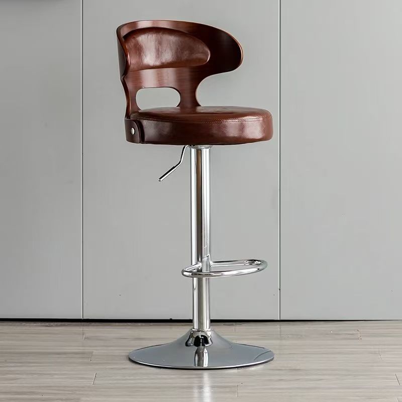 Front desk cash register high stool