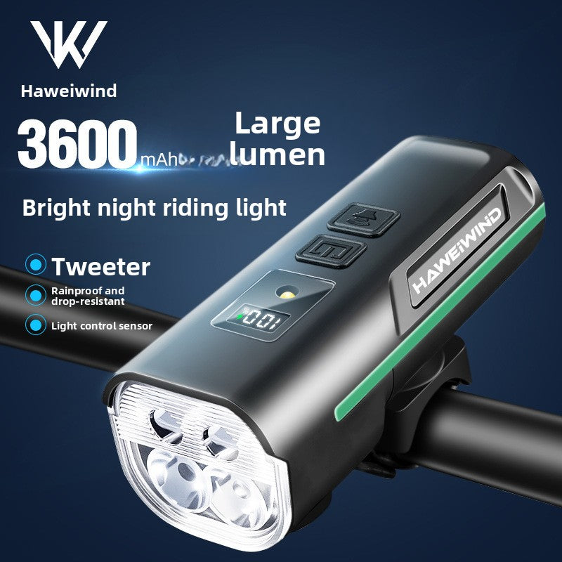 Rechargeable Bicycle Headlight with Multiple Colors