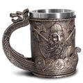 Copa de cerveza pirata vikinga medieval