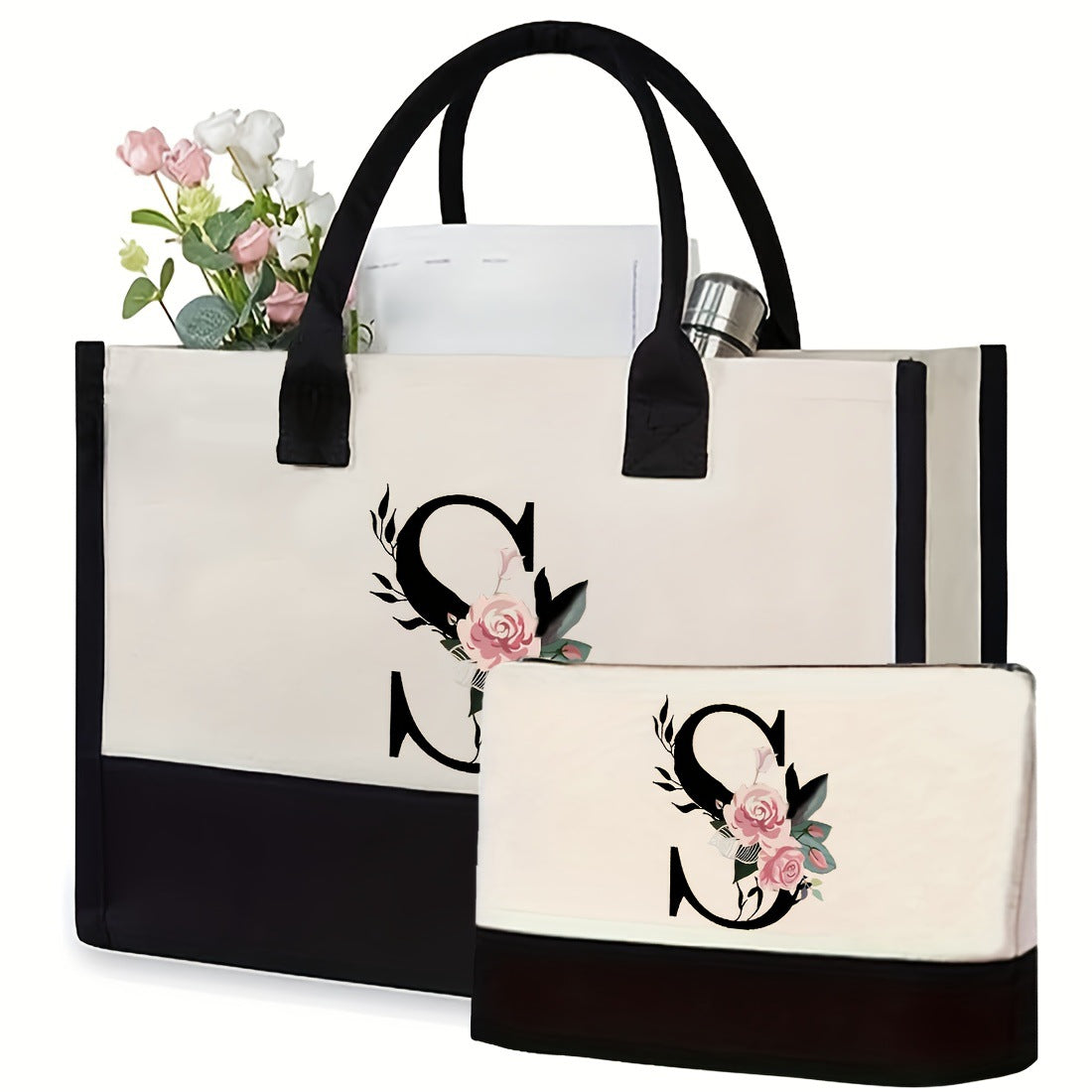 Bolsa de lona estampada