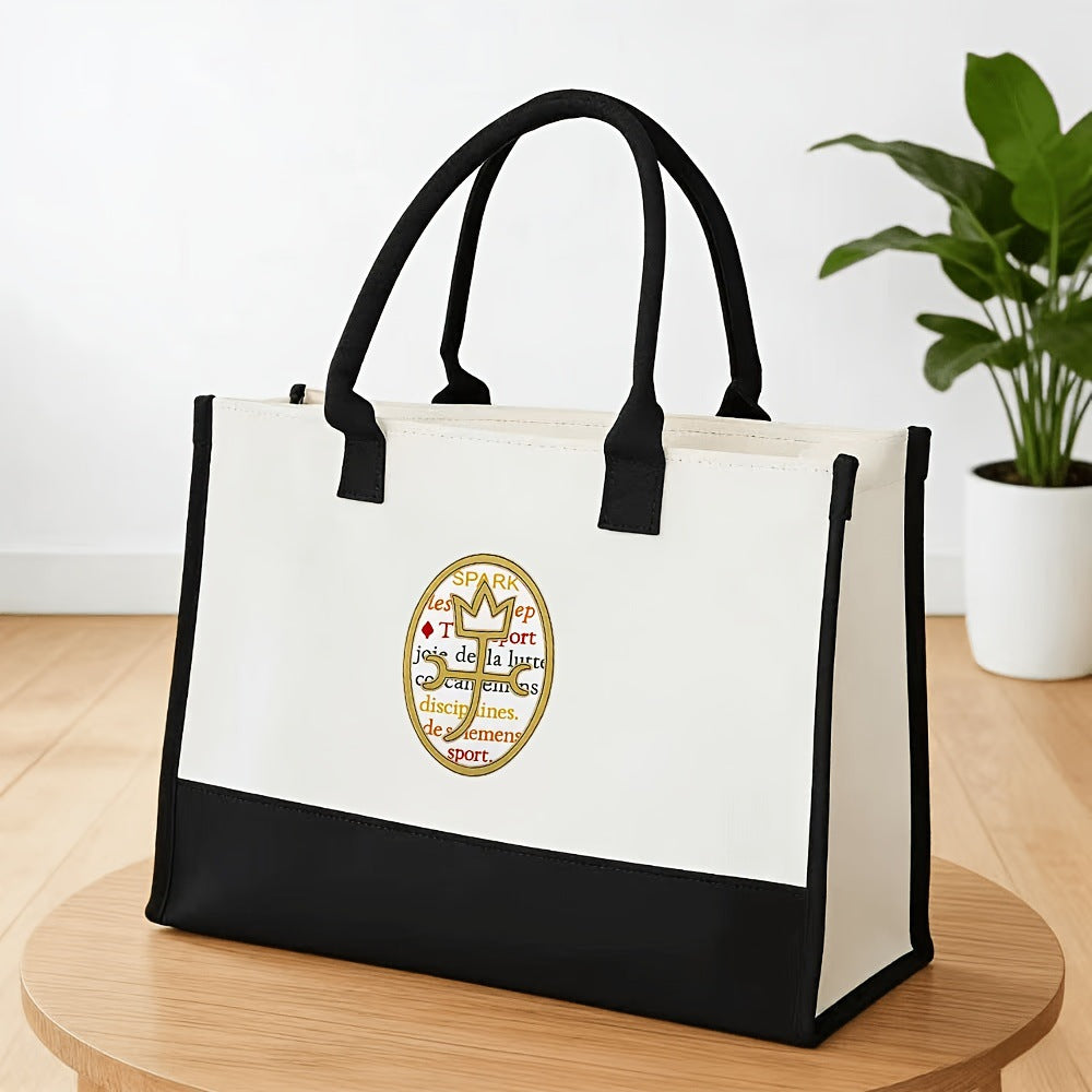 Bolsa de lona estampada
