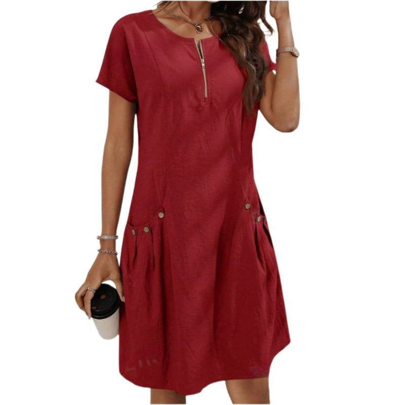 Short-sleeved dress