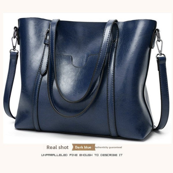Genuine Leather Women Tote Bag