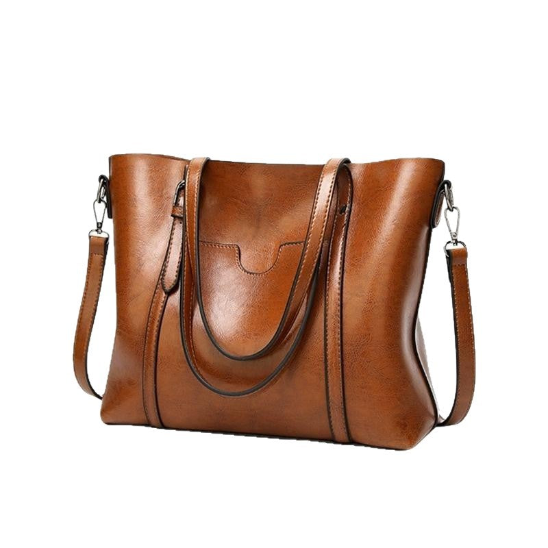 Genuine Leather Women Tote Bag