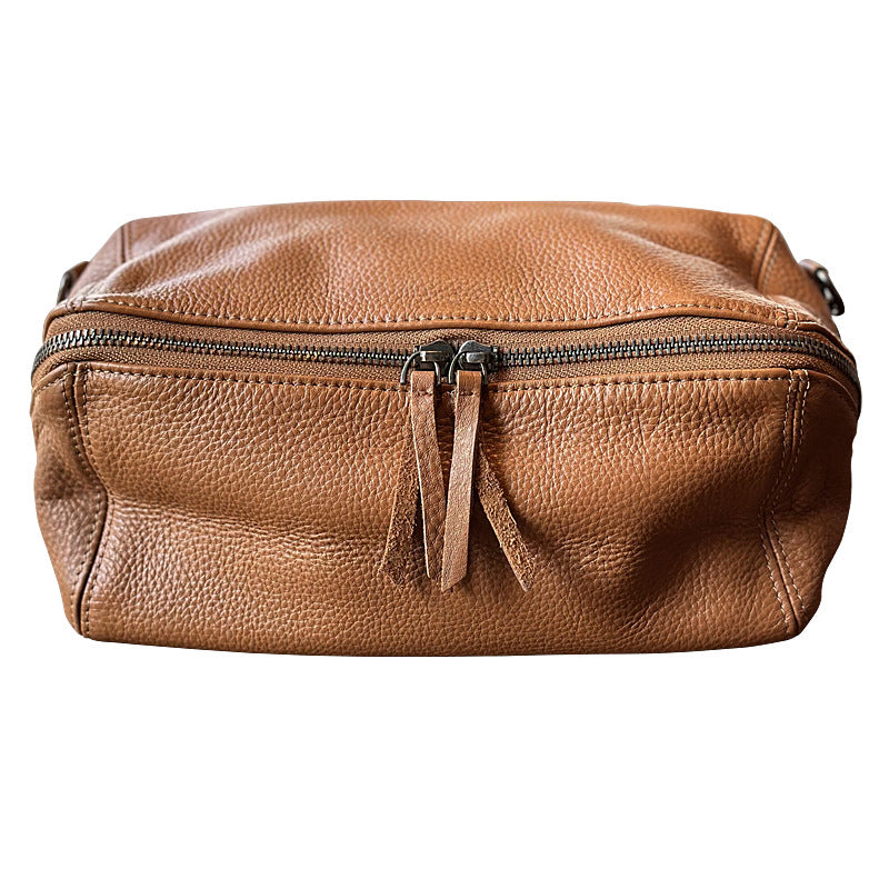 Women's Genuine Leather Retro Small Crossbody Bag