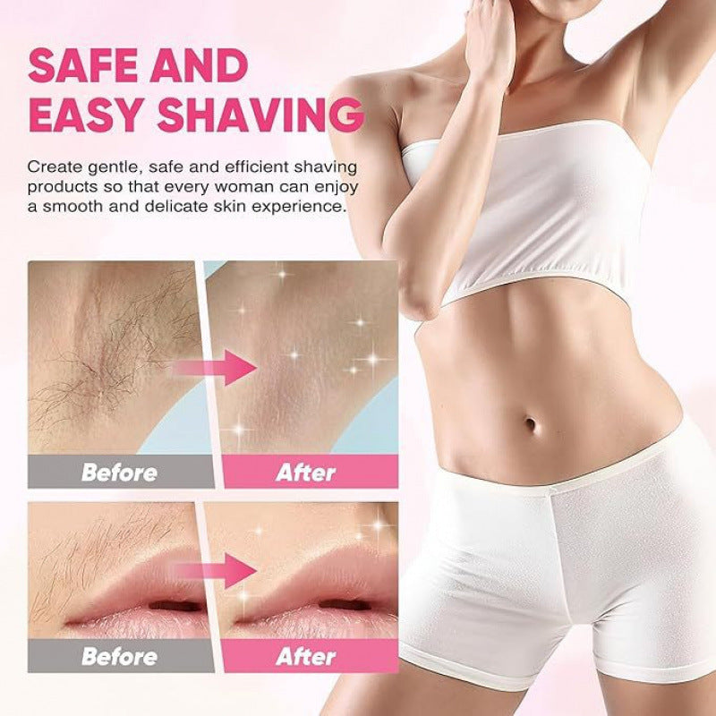 Afeitadora eléctrica recargable de doble cabeza para mujer