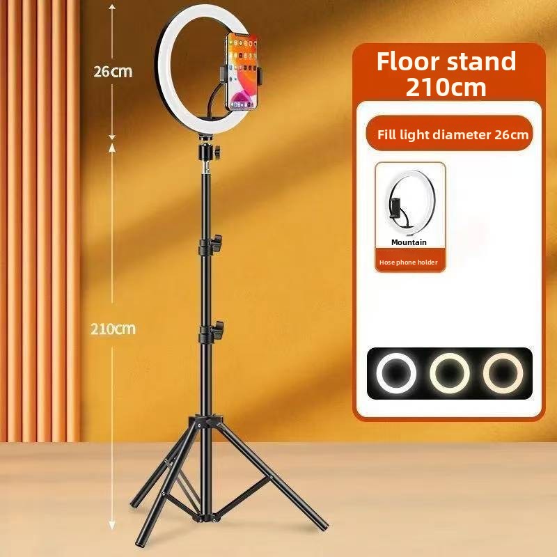 Luz de anillo USB de 10 pulgadas con soporte ajustable