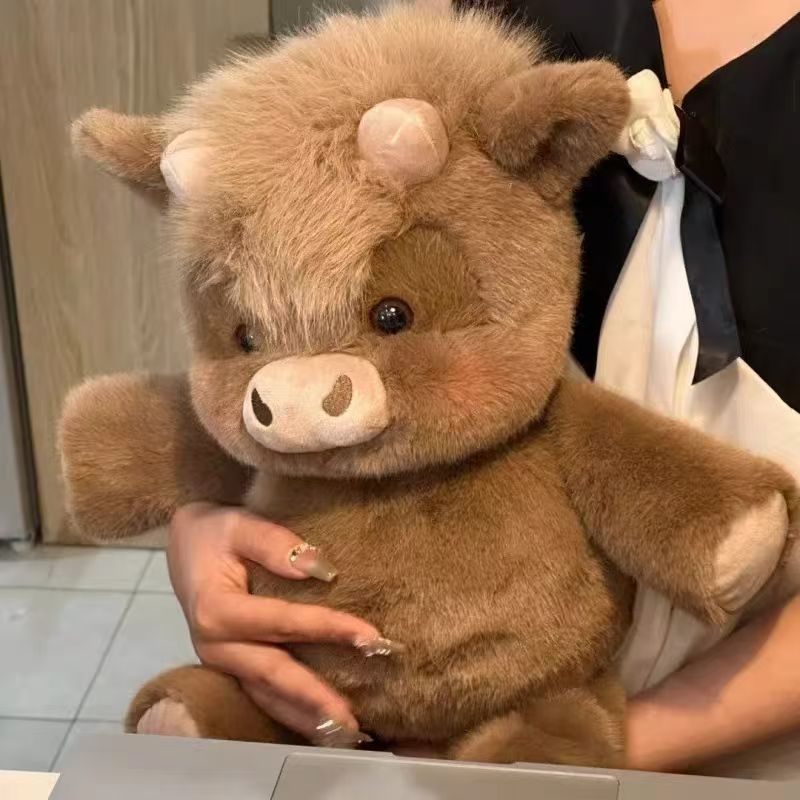 Peluche de juguete figura de vaca