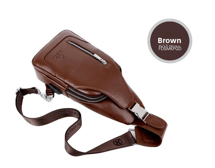 Bolsa de pecho de carga USB multifuncional