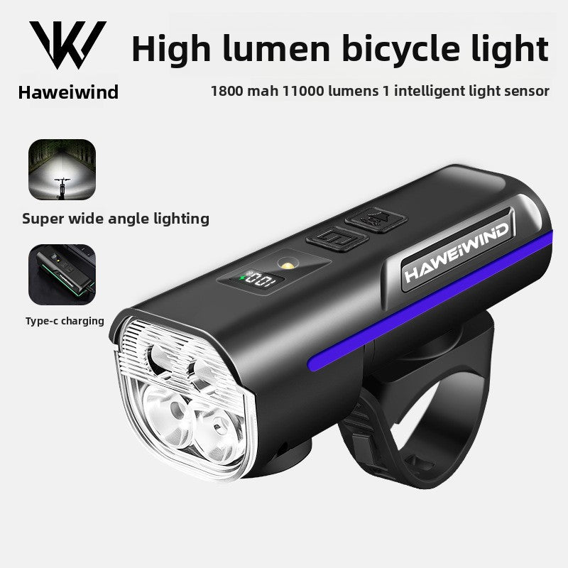 Rechargeable Bicycle Headlight with Multiple Colors