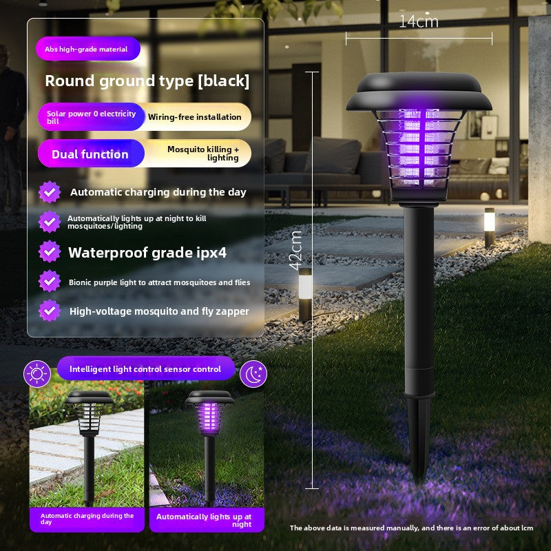 Lámpara de jardín para mosquitos solar