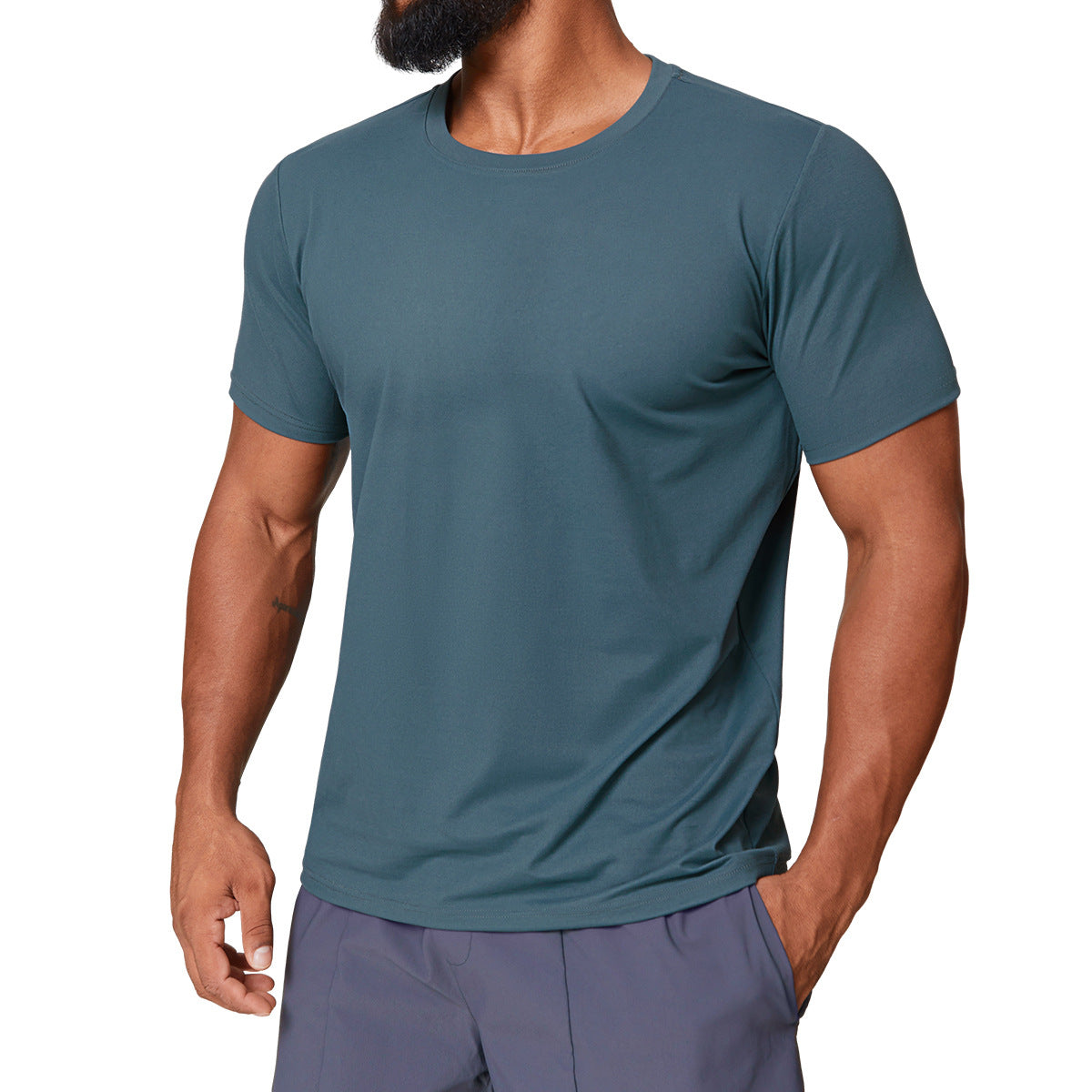 Camiseta deportiva de secado rápido para hombre