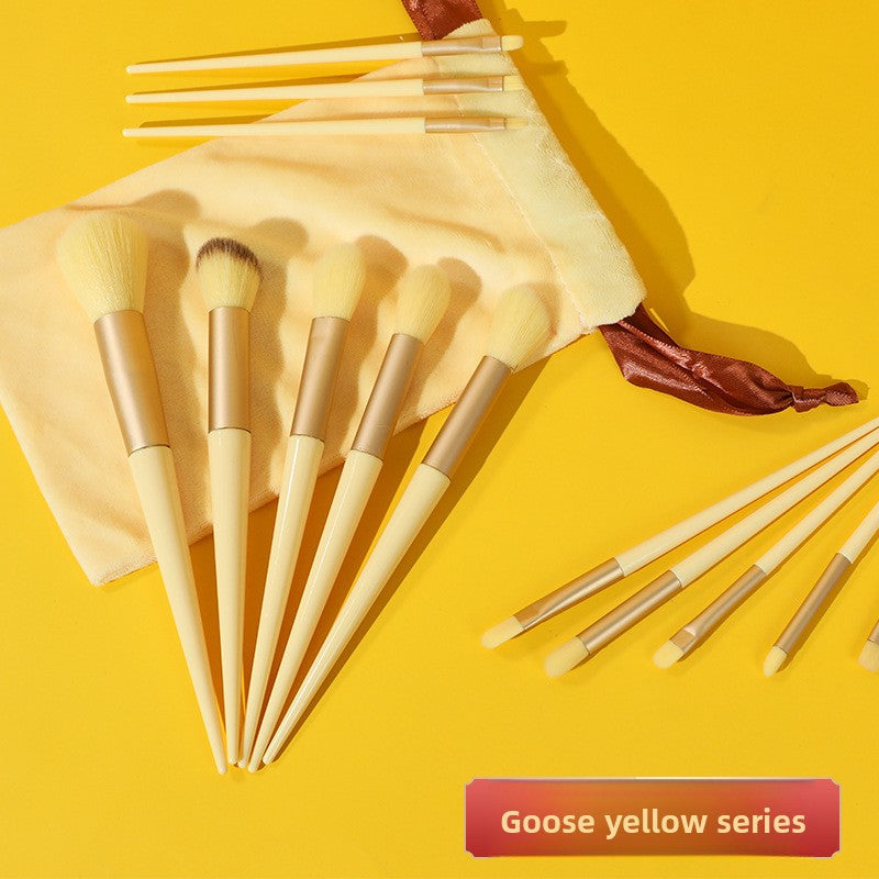 Juego de brochas de maquillaje de 13 piezas con bolsa de almacenamiento