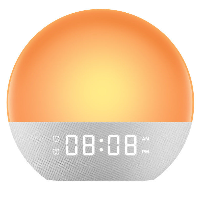 Multifunctional Sunrise Alarm Clock with White Noise and LED Lighting
