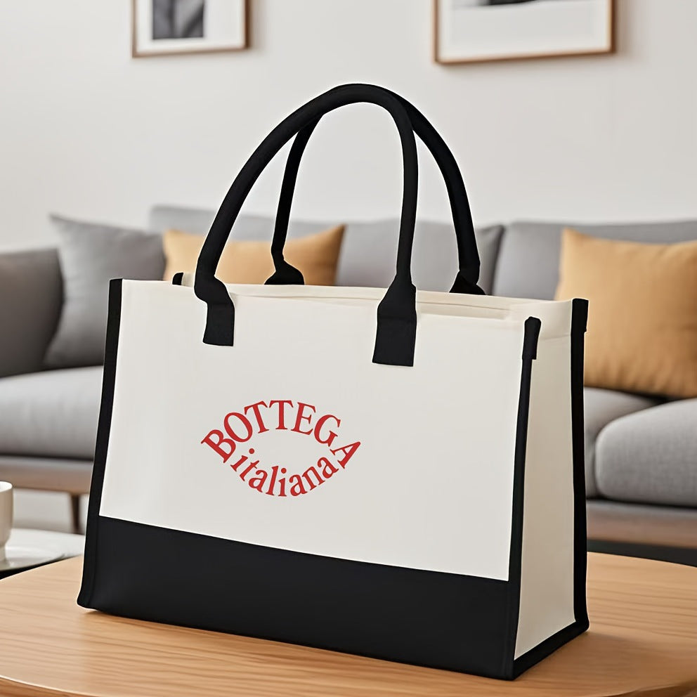 Bolsa de lona estampada
