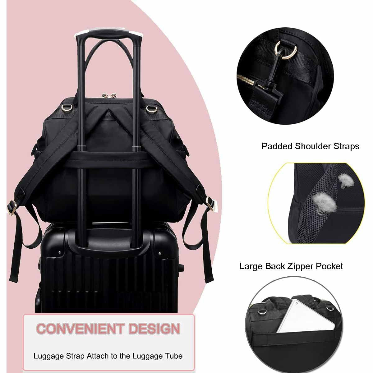 Baby Diaper Bag Waterproof Backpack with Anti-Theft Pocket