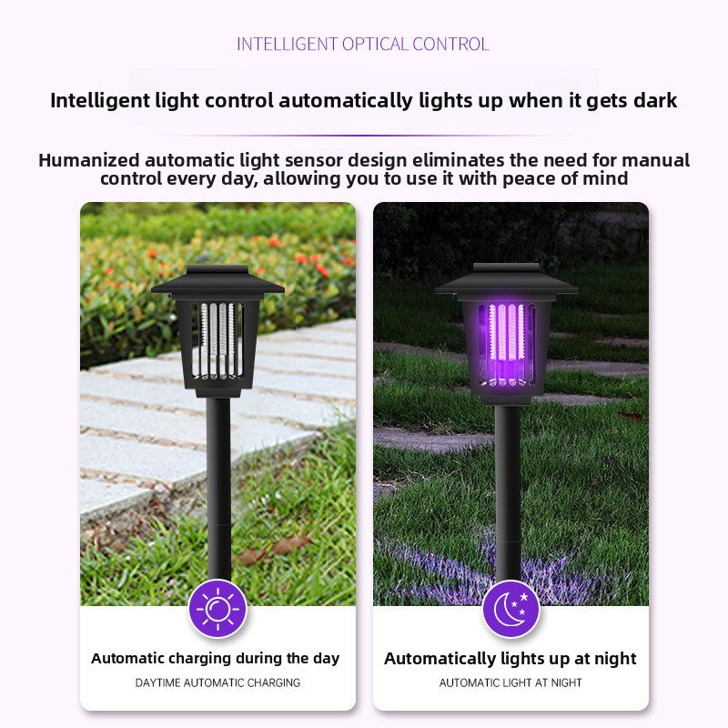 Lámpara de jardín para mosquitos solar