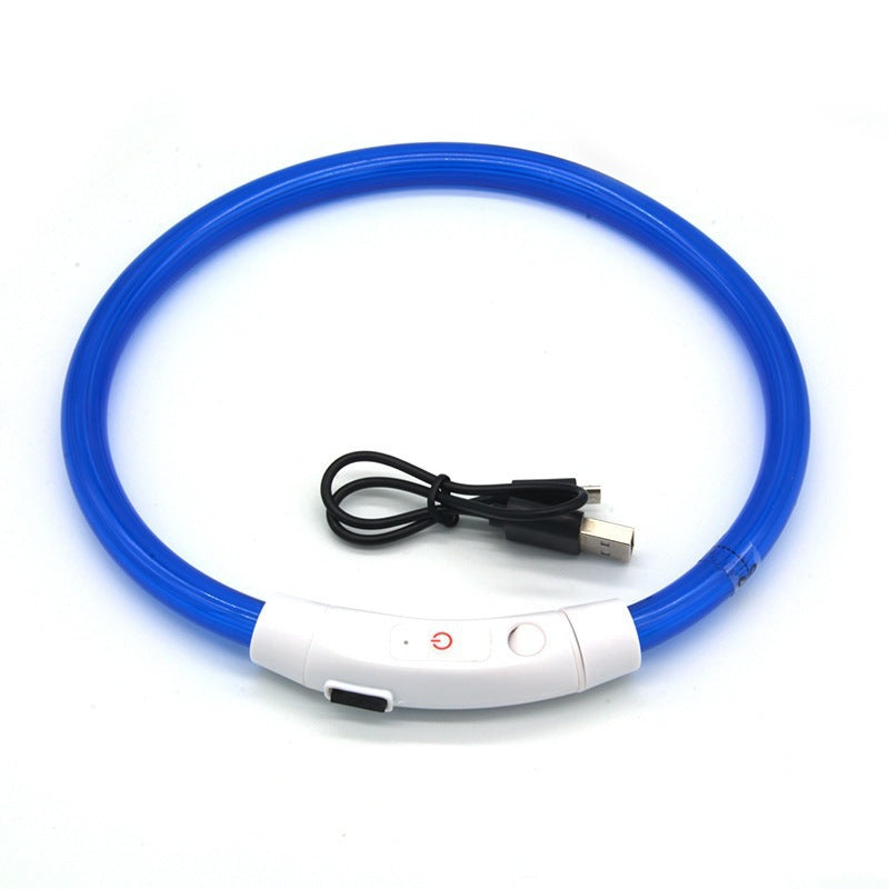Collar de seguridad para mascotas LED recargable por USB